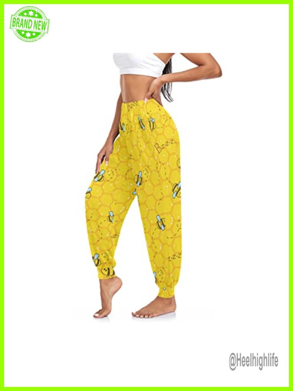 High Waisted Yoga Pants Stretch Loose Boho Harem Trousers Active Dance Pants
